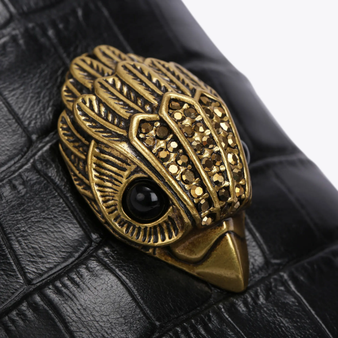 Kurt Geiger hombres cocodrilo hugh eagle de londres 2LPR627 | calzados negro